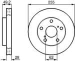 Bosch Disc frana BOSCH 0 986 478 726 (0 986 478 726)