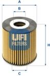 UFI Filtru ulei UFI 25.052. 00 (25.052.00)