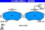 ATE set placute frana, frana disc ATE 13.0460-2806.2 (13.0460-2806.2)