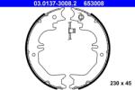 ATE Set saboti frana, frana de mana ATE 03.0137-3008.2 (03.0137-3008.2)