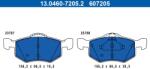 ATE set placute frana, frana disc ATE 13.0460-7205.2 (13.0460-7205.2)