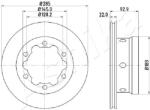 ASHIKA Disc frana ASHIKA 61-00-0528 (61-00-0528)