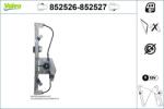 VALEO Mecanism actionare geam VALEO 852526 (852526) - automobilus