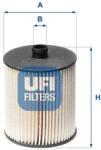 UFI filtru combustibil UFI 26.123. 00 (26.123.00)