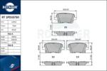 ROTINGER set placute frana, frana disc ROTINGER RT 1PD33730 (RT 1PD33730)