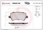 BREMBO set placute frana, frana disc BREMBO XTRA LINE - Ceramic P86021NX (P86021NX)