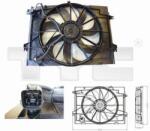 TYC Ventilator, radiator TYC 817-0001 (817-0001) - automobilus