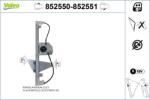 VALEO Mecanism actionare geam VALEO 852550 (852550) - automobilus