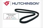 HUTCHINSON Curea transmisie HUTCHINSON AV 13 La 1225 (AV 13 La 1225)