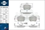 ROTINGER set placute frana, frana disc ROTINGER RT 2PD21101 (RT 2PD21101)