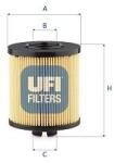 UFI Filtru ulei UFI 25.283. 00 (25.283.00)