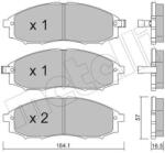 METELLI set placute frana, frana disc METELLI 22-0611-0 (22-0611-0)