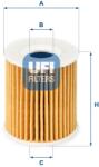 UFI Filtru ulei UFI 25.035. 00 (25.035.00)