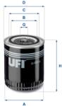 UFI Filtru ulei UFI 23.465. 00 (23.465.00)