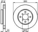 Bosch Disc frana BOSCH 0 986 478 415 (0 986 478 415)
