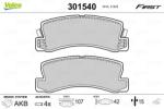 VALEO set placute frana, frana disc VALEO ESSENTIAL 301540 (301540)