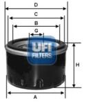 UFI Filtru ulei UFI 23.279. 00 (23.279.00)