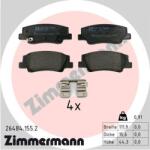 ZIMMERMANN set placute frana, frana disc ZIMMERMANN 26484.155. 2 (26484.155.2)