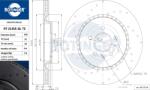 ROTINGER Disc frana ROTINGER GRAPHITE DRILLED RT 21355-GL T3 (RT 21355-GL T3)