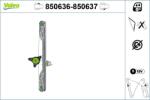 VALEO Mecanism actionare geam VALEO 850636 (850636) - automobilus