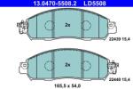 ATE set placute frana, frana disc ATE Ceramic 13.0470-5508.2 (13.0470-5508.2)