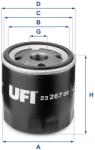 UFI Filtru ulei UFI 23.267. 00 (23.267.00)