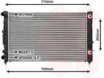 VAN WEZEL Radiator, racire motor VAN WEZEL 03002109 (03002109)