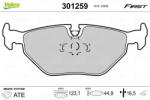 VALEO set placute frana, frana disc VALEO ESSENTIAL 301259 (301259)