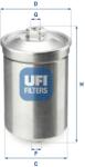 UFI filtru combustibil UFI 31.502. 00 (31.502.00)