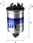 UFI filtru combustibil UFI 24.426. 00 (24.426.00)