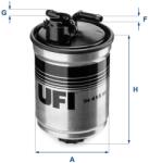 UFI filtru combustibil UFI 24.415. 00 (24.415.00) - automobilus