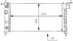 MAHLE Radiator, racire motor MAHLE BEHR CR 269 000S (CR 269 000S)