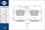 ROTINGER set placute frana, frana disc ROTINGER RT 1PD33112 (RT 1PD33112)