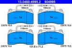 ATE set placute frana, frana disc ATE 13.0460-4995.2 (13.0460-4995.2)