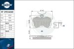 ROTINGER set placute frana, frana disc ROTINGER RT 1PD16260 (RT 1PD16260)
