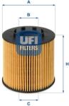 UFI Filtru ulei UFI 25.033. 00 (25.033.00)