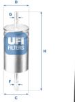UFI filtru combustibil UFI 31.842. 00 (31.842.00)