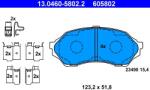 ATE set placute frana, frana disc ATE 13.0460-5802.2 (13.0460-5802.2)