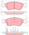 TRW set placute frana, frana disc TRW GDB3173 (GDB3173)