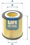 UFI Filtru ulei UFI 25.058. 00 (25.058.00) - automobilus