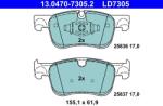 ATE set placute frana, frana disc ATE Ceramic 13.0470-7305.2 (13.0470-7305.2)