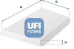 UFI Filtru, aer habitaclu UFI 53.094. 00 (53.094.00)