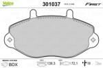 VALEO set placute frana, frana disc VALEO ESSENTIAL 301037 (301037)