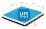 UFI Filtru, aer habitaclu UFI ARGENTIUM 34.253. 00 (34.253.00)