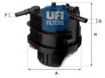 UFI filtru combustibil UFI 24.015. 00 (24.015.00)