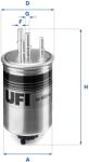 UFI filtru combustibil UFI 24.459. 00 (24.459.00)
