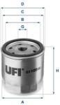 UFI Filtru ulei UFI 23.105. 00 (23.105.00)