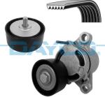 DAYCO Set curea transmisie cu caneluri DAYCO KPV394 (KPV394)