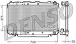 DENSO Radiator, racire motor DENSO DRM50021 (DRM50021) - automobilus