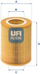 UFI Filtru ulei UFI 25.004. 00 (25.004.00)
